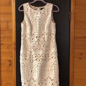 SOLD White, short dress: Large